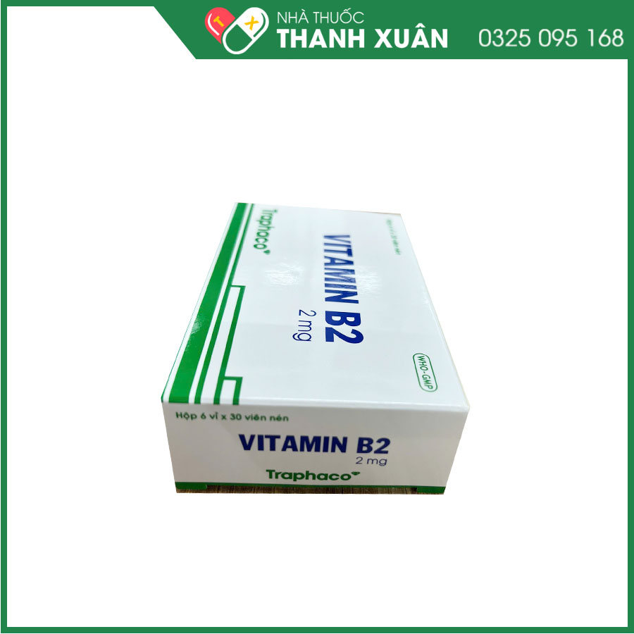 Vitamin B2 2mg Traphaco giúp phòng ngừa thiếu hụt và bổ sung vitamin B2